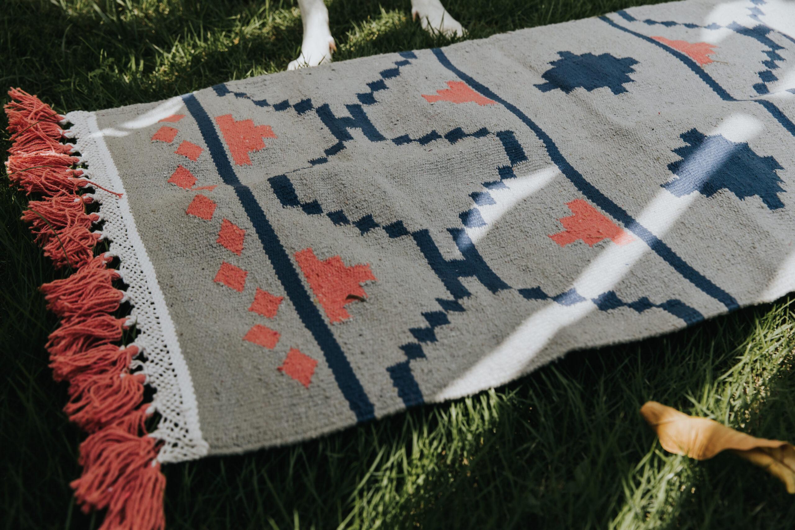 Handwoven Small Rug - Image 4