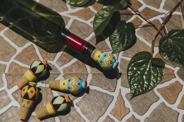 Handpainted Wine/ Cork Stopper - Image 2