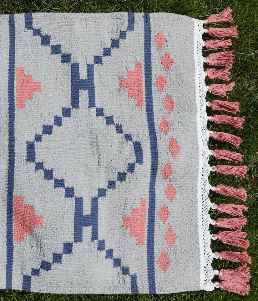 Handwoven Small Rug - Image 3