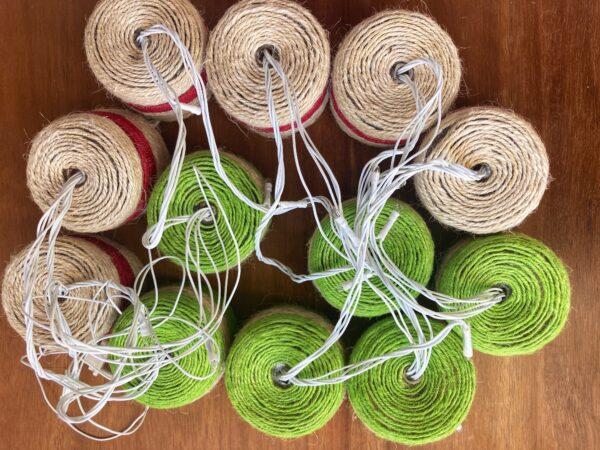 X'Mas Upcycled Bottle Base String Lights - Image 2