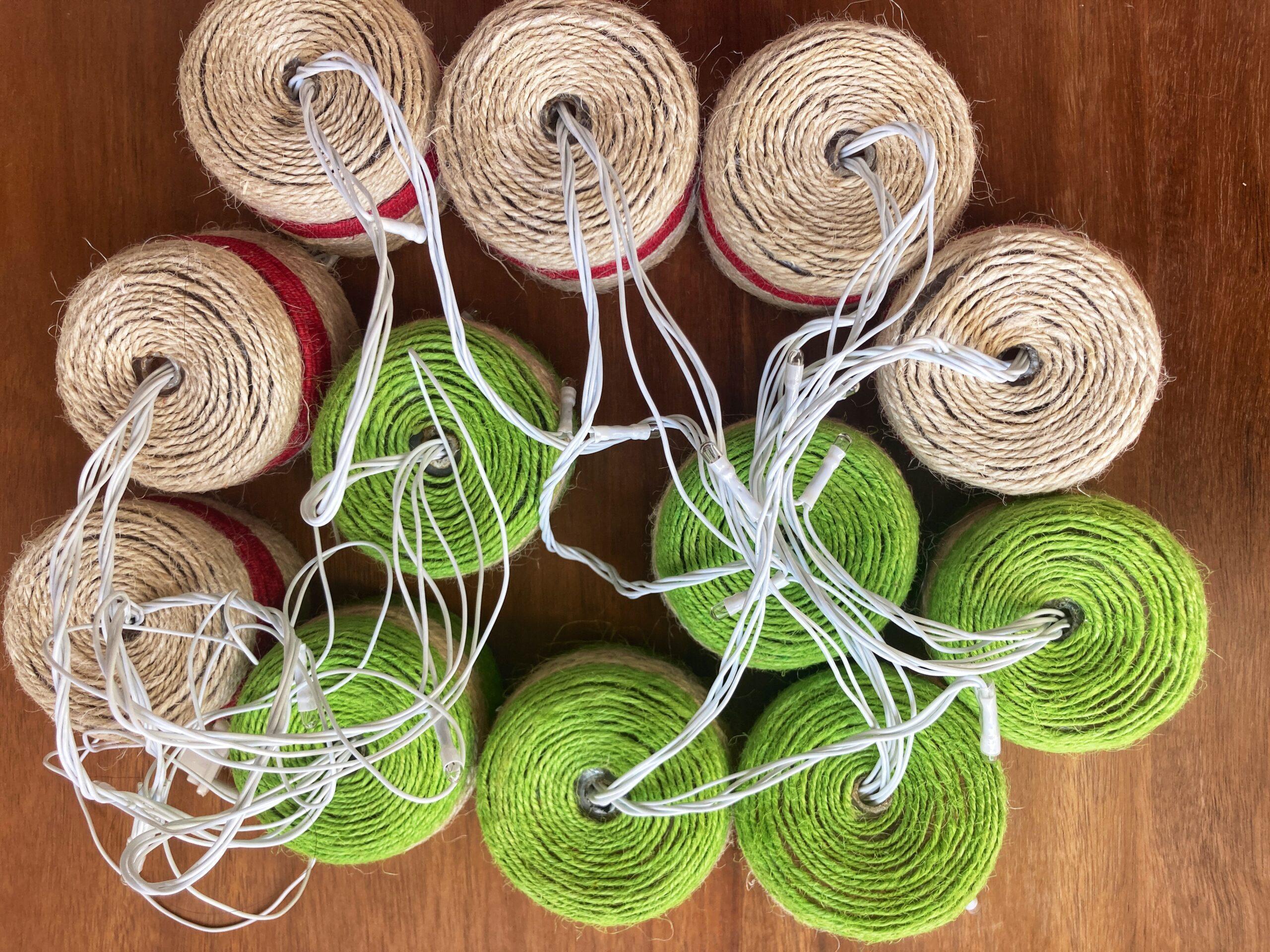 X'Mas Upcycled Bottle Base String Lights - Image 2