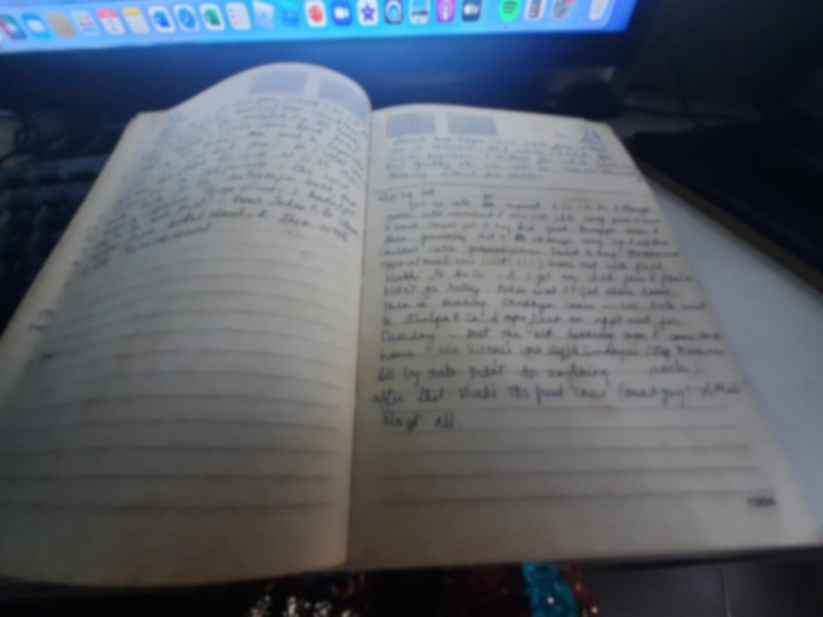 Crafting memories from diaries