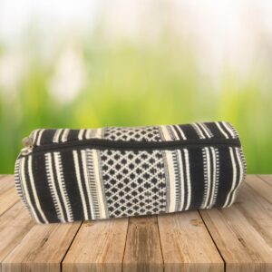 Handwoven Pouch - Black & White
