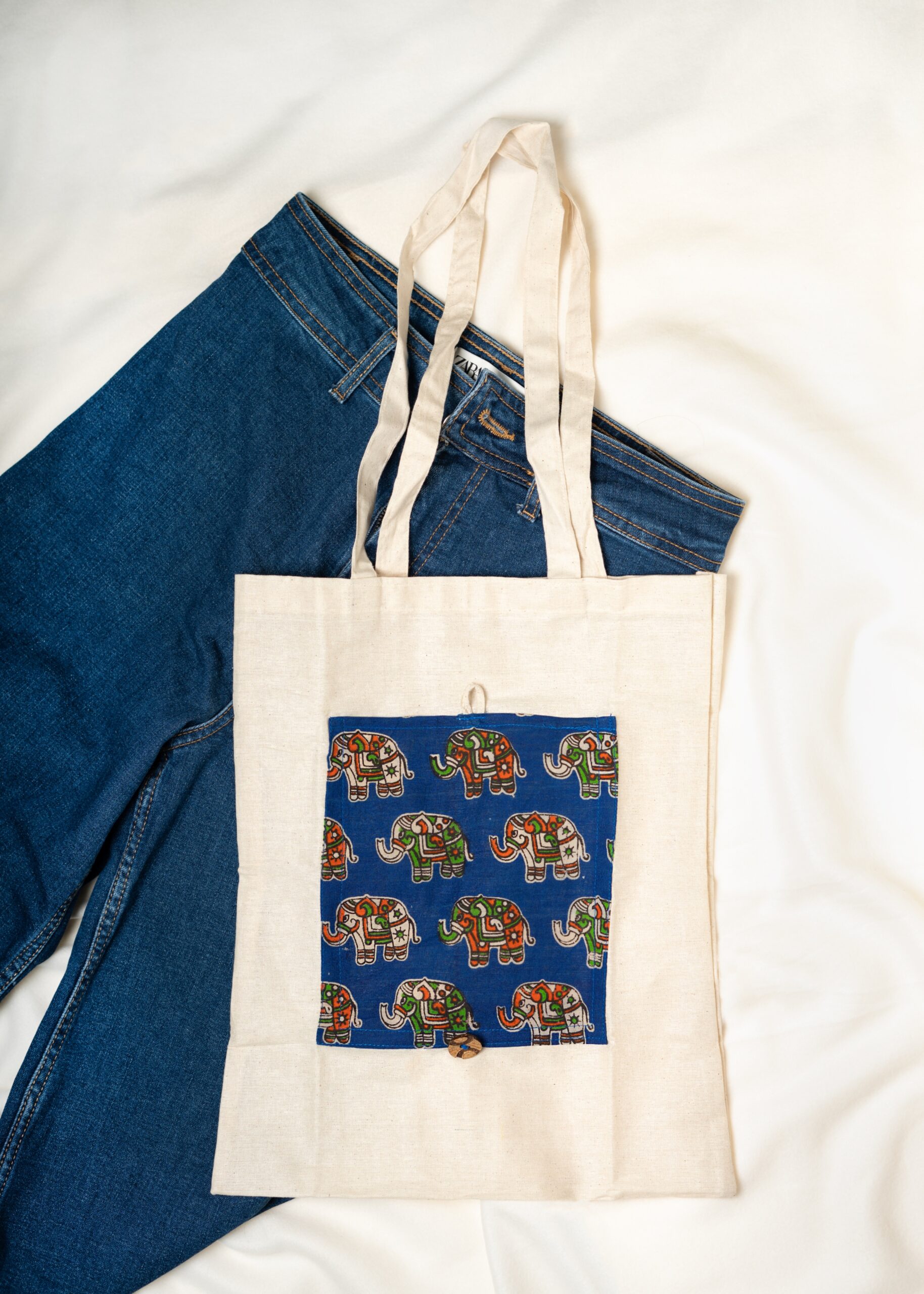 Tote Bag – Kalamkari, Embroidery – Paalaguttapalle Bags