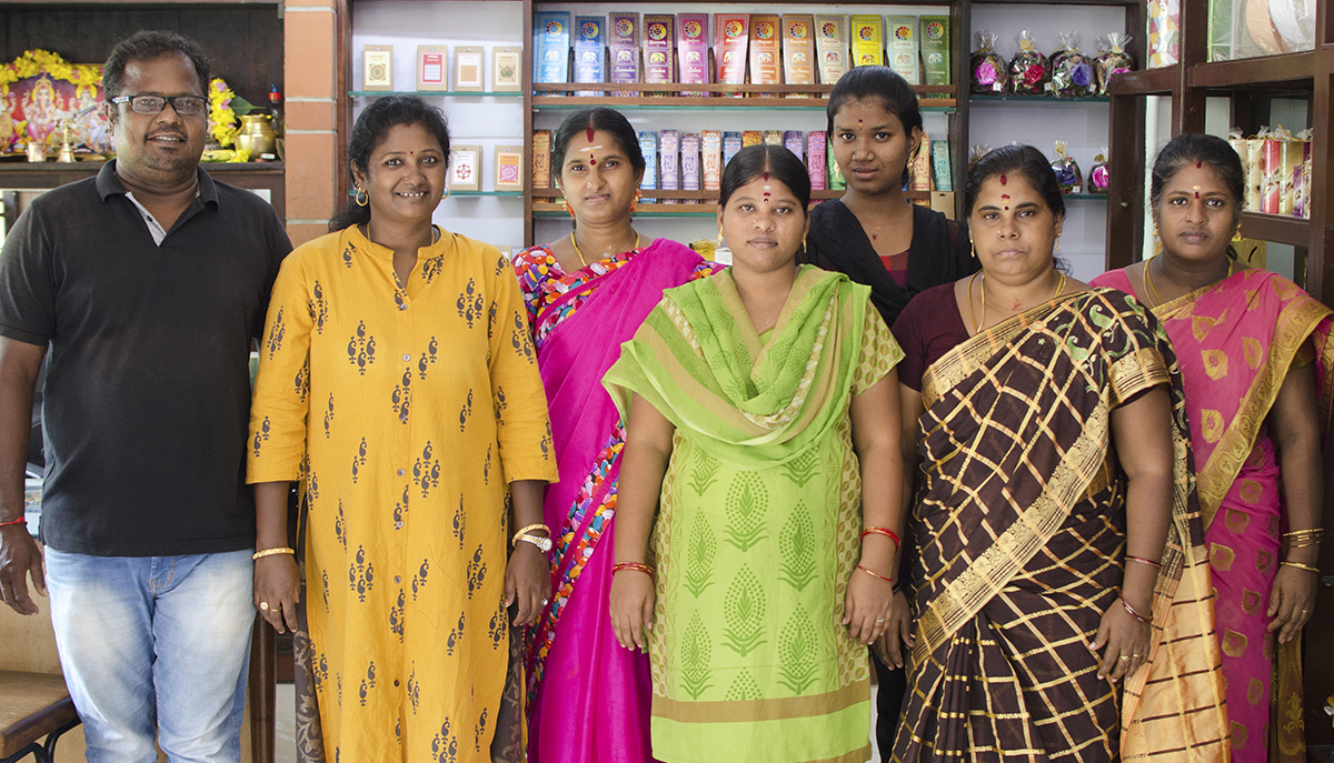 The team at the Pondicherry enterprise