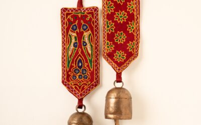 Traditional Kutch Bells with Hand Embroidered sleeves by traditional artisans in association with Club Artizen