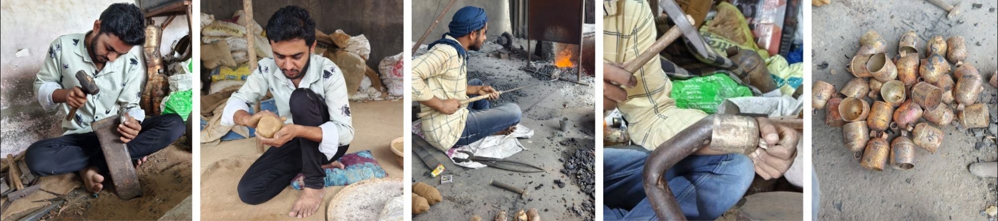 The process of making a Kutch bell in association with Club Artizen