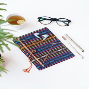 31355 tibetan fabric cover diary feat