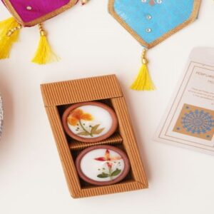 Box of 2 Teracotta Scented Candles