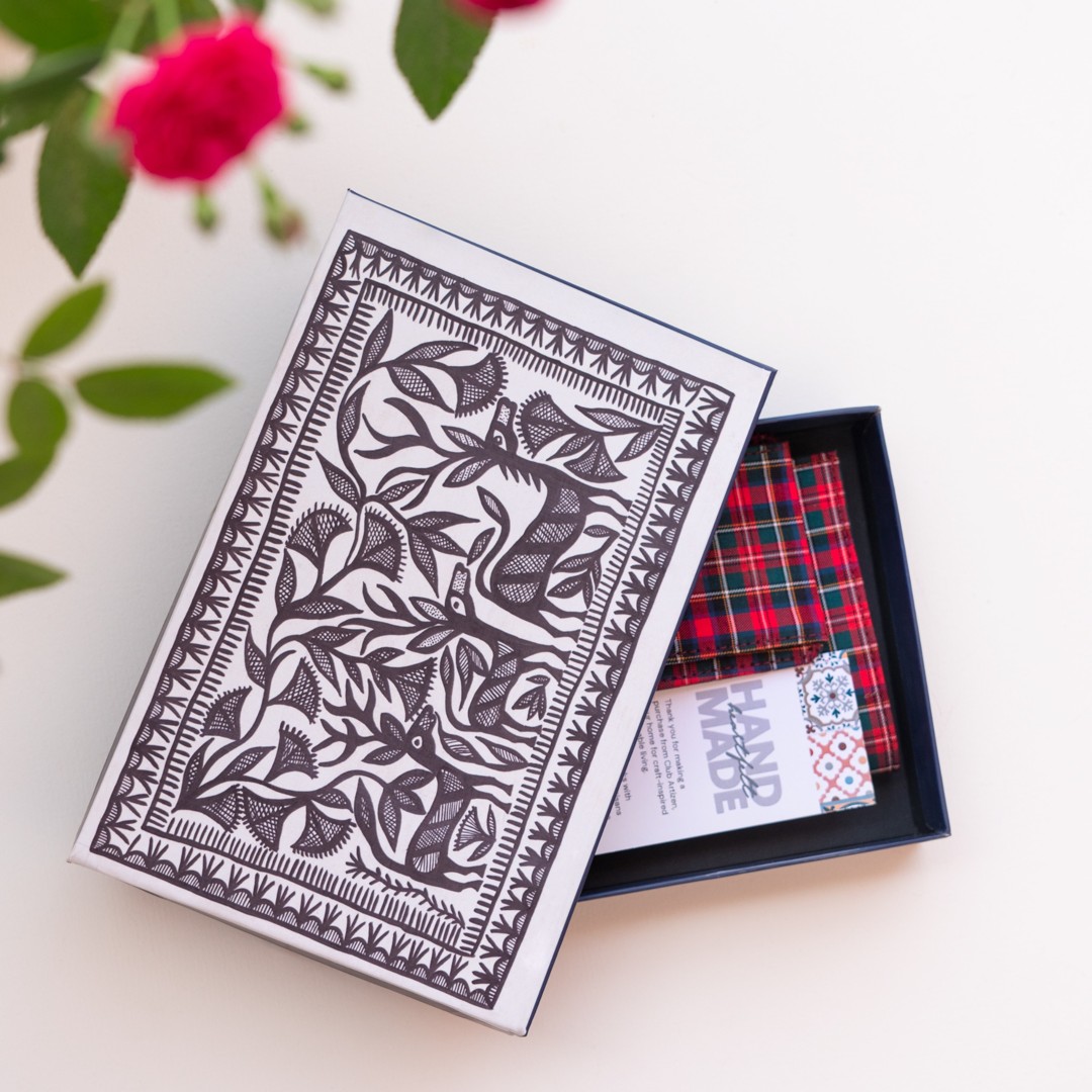Sohrai Gift Box - Plaid - Image 3