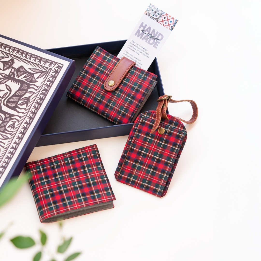 Sohrai Gift Box - Plaid