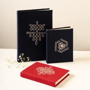 Kolam Embroidered Diaries (A6)