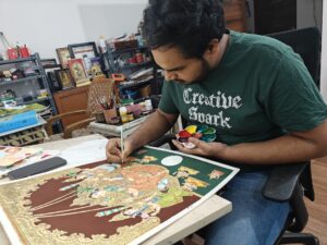 Mysore artist at work